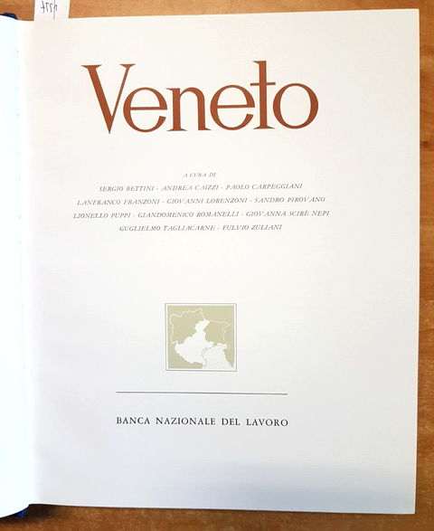 VENETO - libro + cofanetto - 1976 BNL arte storia scultura architettura (75