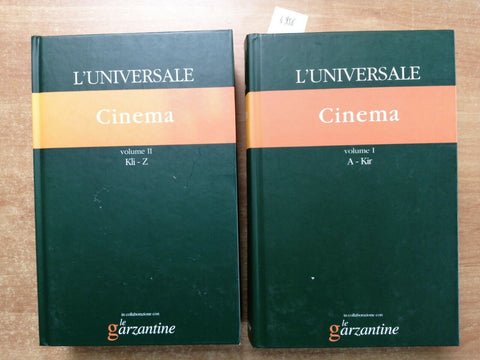 CINEMA completa in 2 VOLL. enciclopedia L'universale Le Garzantine (6988