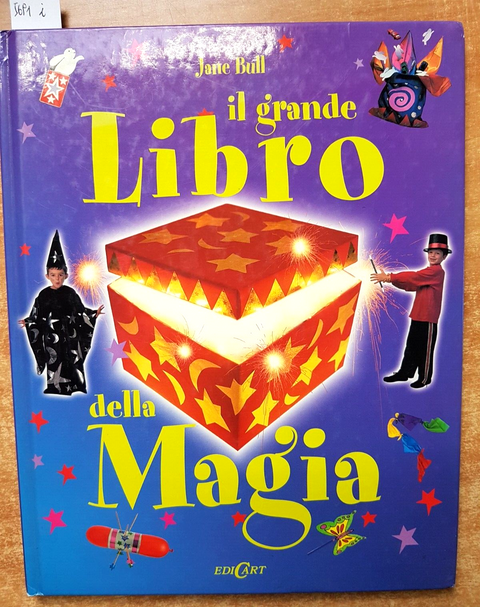 IL GRANDE LIBRO DELLA MAGIA Jane Bull EDICART trucchi facili da realizzare(