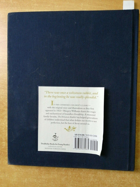 THE VELVETEEN RABBIT OR HOW TOYS BECOME REAL - MARGERY WILLIAMS - DOUBLEDAY 6360