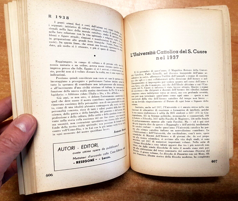 IL RAGGUAGLIO 1938 Istituto Di Propaganda Libraria ILLUSTRATO PUBBLICITA'
