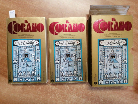 IL CORANO - FEDERICO PEIRONE 1979 2 VOLL. 1ED. OSCAR MONDADORI COFANETTO(3