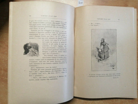 ALFONSO DAUDET - TARTARIN SULLE ALPI NUOVE PRODEZZE 1898 SONZOGNO(5678