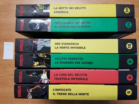 DIABOLIK LE ORIGINI DEL MITO - lotto di 6 fumetti - SPEDIZIONE INCLUSA! (37