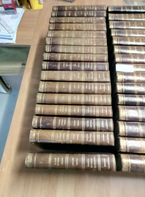 1857/1866 NUOVA ENCICLOPEDIA POPOLARE ITALIANA 31 VOLUMI ILLUSTRATI  5°edizione