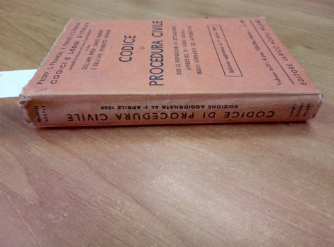 CODICE DI PROCEDURA CIVILE HOEPLI 1959 - FERRARI FEROCI FRANCHI (2027)