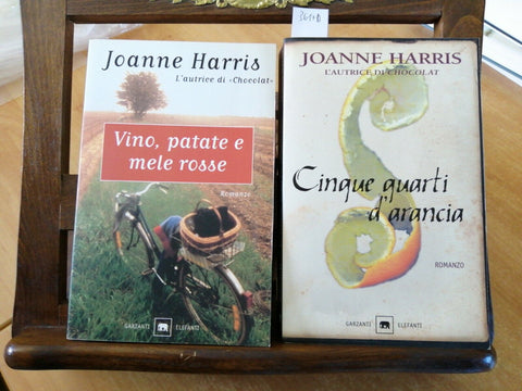 LOTTO JOANNE HARRIS: CINQUE QUARTI D'ARANCIA + VINO, PATATE 2002 GARZANTI