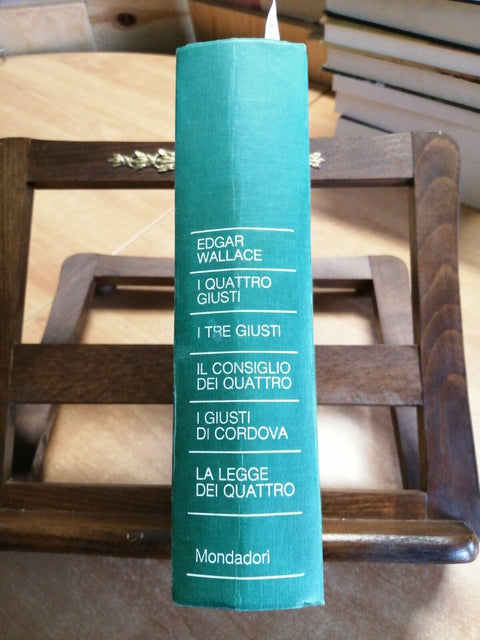 EDGAR WALLACE - I GIUSTI E LA LORO LEGGE - 1972 MONDADORI (1704) 5 ROM