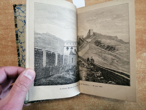 LE COMTE DE BEAUVOIR Pekin, Yeddo San Francisco 1872 Voyage autour du monde