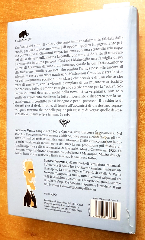 VERGA i mammut gold: I MALAVOGLIA, MASTRO DON GESUALDO E TUTTE LE NOVELLE Newton