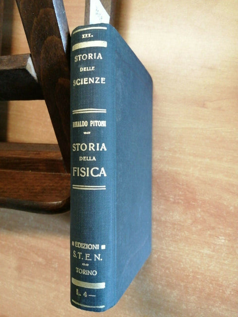 RINALDO PITONI - STORIA DELLA FISICA - S.T.E.N. - 1913 - (3659)