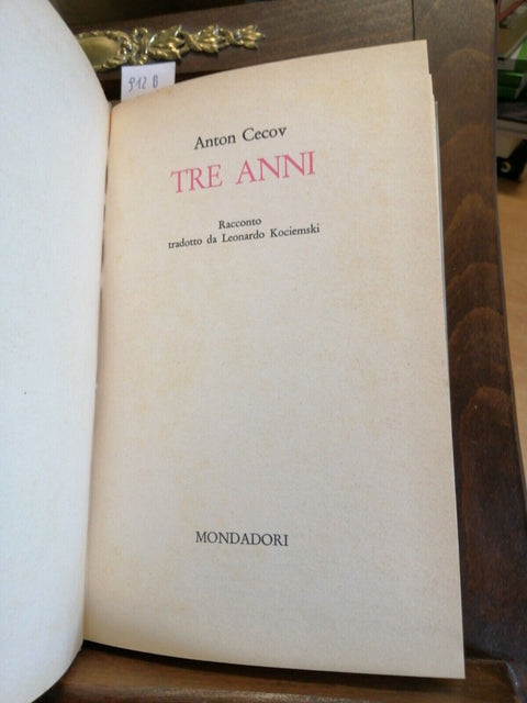 ANTON CECOV - Tre anni MONDADORI 1ed. 1960 illustrato letteratura russa (9