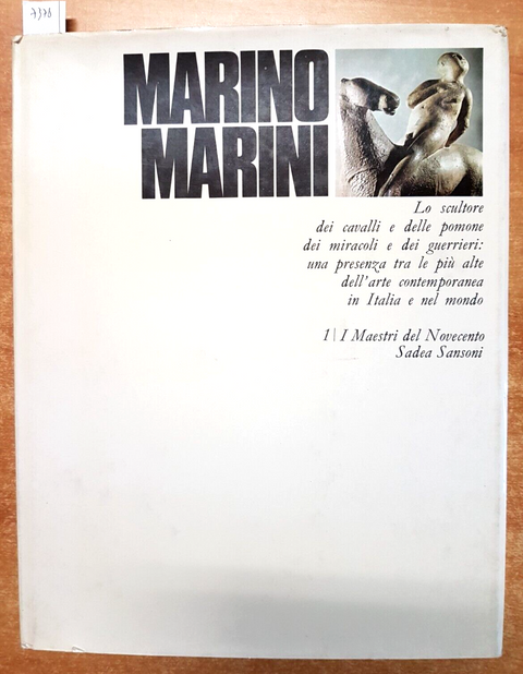 A. Busignani - MARINO MARINI - I maestri del Novecento 1968 Sadea Sansoni (