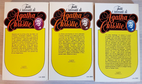 Tutti i racconti di Agatha Christie vol. 10 11 12 con COFANETTO Mondadori