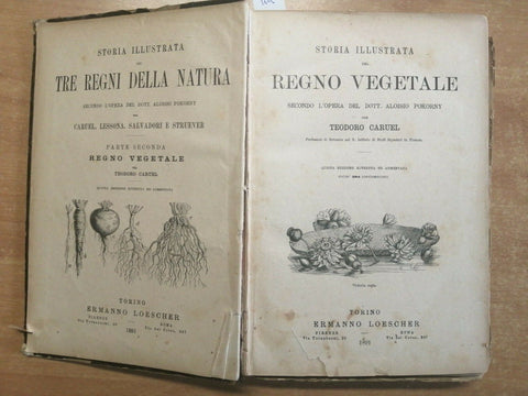 STORIA ILLUSTRATA DEL REGNO VEGETALE ANIMALE MINERALE 3 LIBRI IN 1 LOESCHER