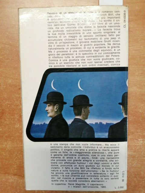 Heinrich Boll - Termine di un viaggio di servizio - Bompiani 1972 - 1ED. (