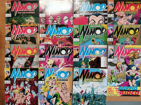 LOTTO NAMOR THE SUB-MARINER - MARVEL PLAY PRESS DA 1 A 25 + 2 ALBI EXTRA (2