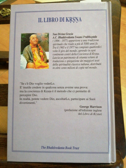 A.C. BHAKTIVEDANTA SWAMI PRABHUPADA - IL LIBRO DI KRSNA - 1989 BOOK TRUST(4