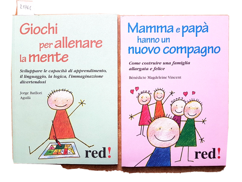 2 LIBRI Mamma e pap hanno un nuovo compagno + Giochi per allenare la mente