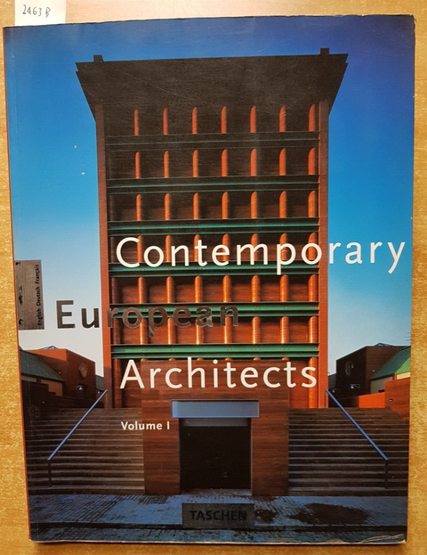 CONTEMPORARY EUROPEAN ARCHITECTS - vol. 1 TASCHEN english/deutsch/francais(