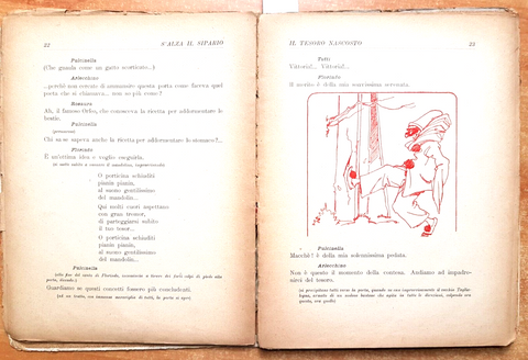 S'ALZA IL SIPARIO - Etre Maria Valori - illustrazioni BURZI - anni '30? -