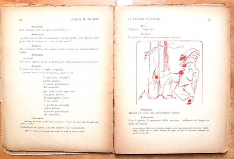 SALZA IL SIPARIO - Etre Maria Valori - illustrazioni BURZI - anni '30? - (