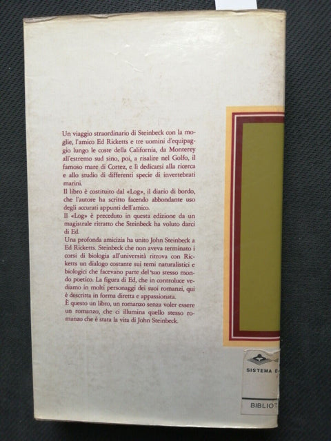 JOHN STEINBECK - DIARIO DI BORDO DAL MARE DI CORTEZ - 1983 - JACA BOOK (385