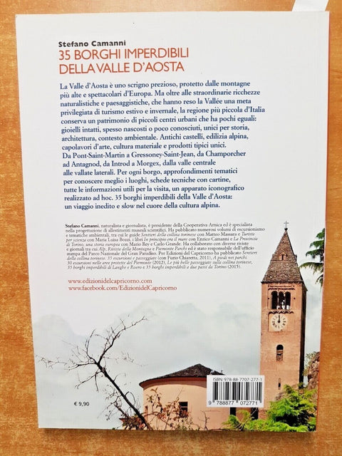 35 BORGHI IMPERDIBILI DELLA VALLE D'AOSTA Stefano Camanni 2016 illustrato(