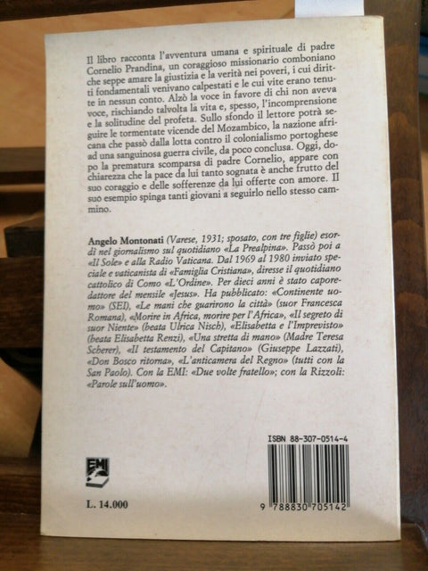 PADRE CORAGGIO - CORNELIO PRANDINA 1994 ANGELO MONTONATI - EMI (2030F)