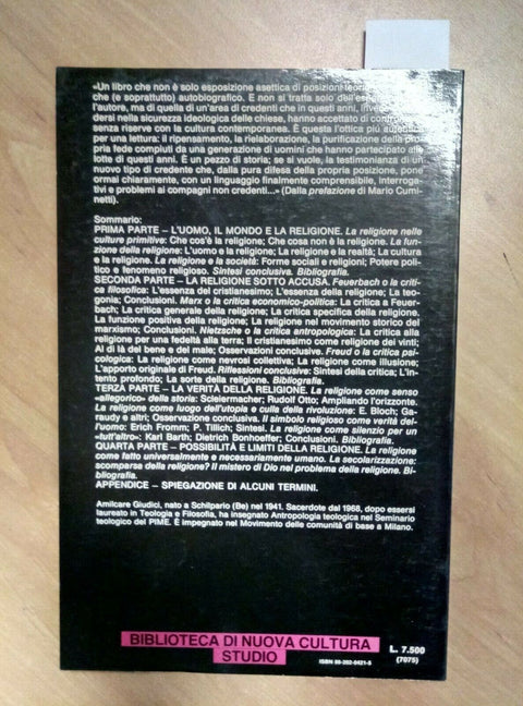 PROCESSO ALLA RELIGIONE - INTRO CULTURALE AL PROBLEMA RELIGIOSO (1317)