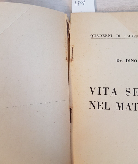 VITA SESSUALE NEL MATRIMONIO - DINO ORIGLIA - PARIS - 1951 sessualit (7508