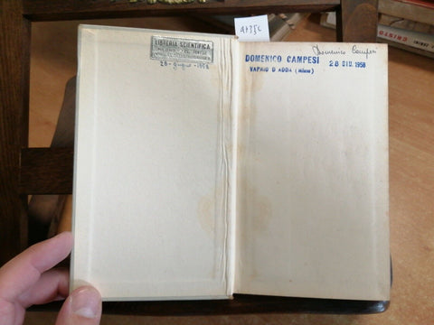 DIZIONARIO TECNICO ITALIANO INGLESE - RENZO DENTI - 1958 - HOEPLI - (4735C