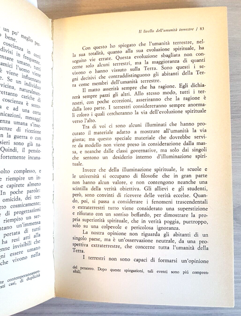 Appello dal cosmo: la terra  in pericolo ASHTAR SHERAN 1974 MEDITERRANEE (