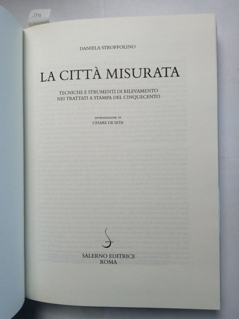 LA CITTA' MISURATA - DANIELA STROFFOLINO 1999 SALERNO (3512)tecniche