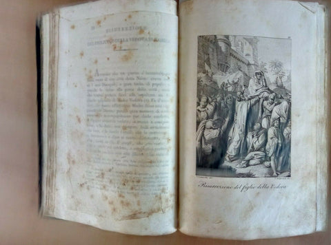 GESU CRISTO NEI DUE TESTAMENTI 1827 PIETRO RUDONI - LODI/INCISIONI STUCCHI(
