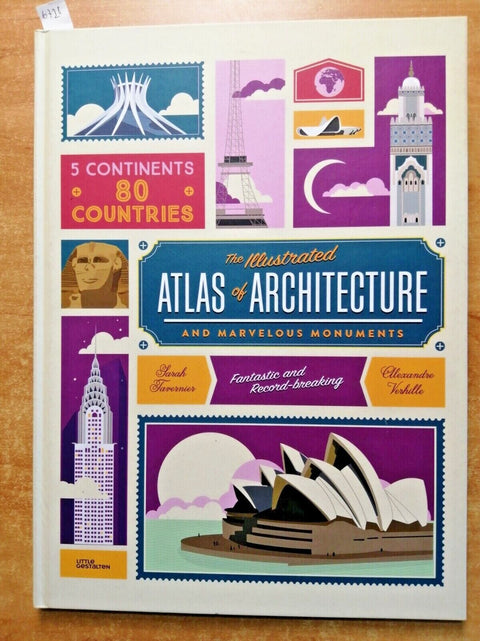 THE ILLUSTRATED ATLAS OF ARCHITECTURE and marvelous monuments - TAVERNIER (