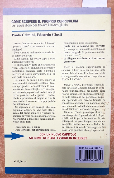 COME SCRIVERE IL PROPRIO CURRICULUM le regole per trovare lavoro ANCOANGELI