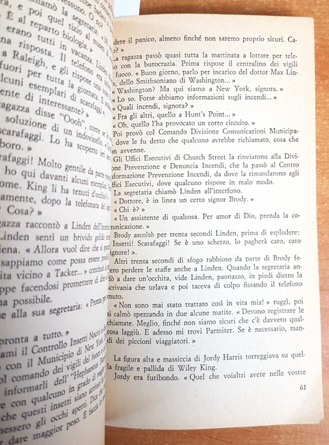 LA PIAGA EFESTO - THOMAS PAGE 1976 MONDADORI fantascienza science fiction(2