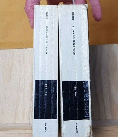 WILLIAM L. SHIRER - STORIA DEL TERZO REICH - EINAUDI - 2 VOLUMI - 1965