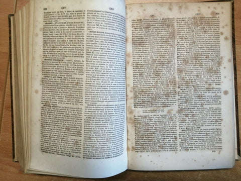 D'Harmonville 1842 Dictionnaire des dates des faits des lieux... 2 VOLUMI