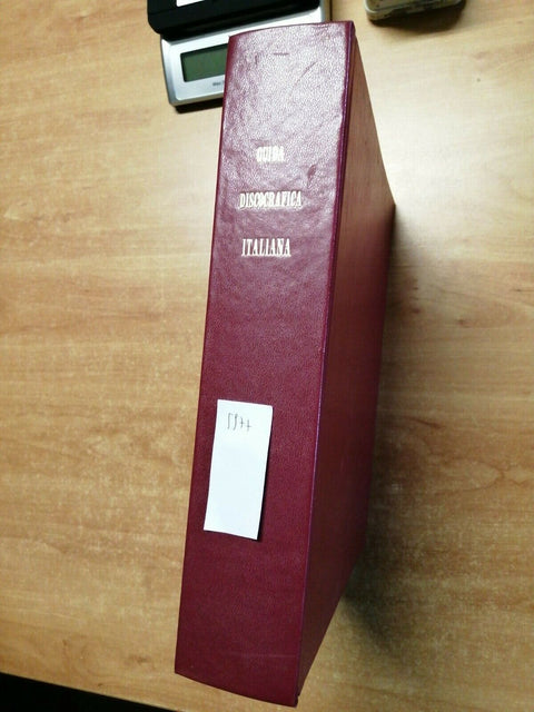 GUIDA DISCOGRAFICA CLASSICA LIRICA 1967 SCHEDE RILEGATE LP VINILI 33 GIRI (