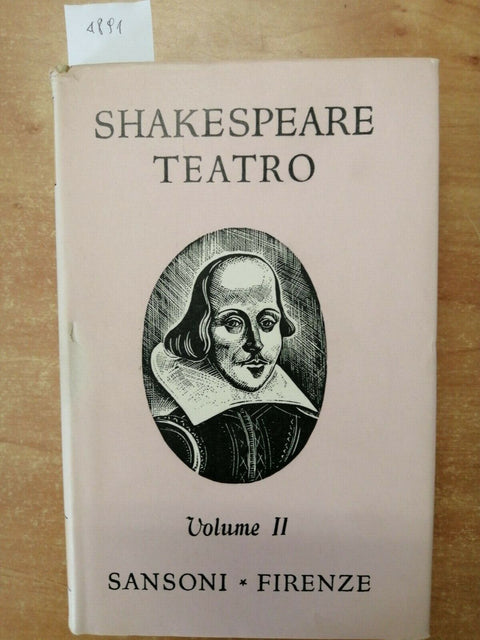 SHAKESPEARE - TEATRO - VOLUME 2 - SANSONI 1950 MERCANTE DI VENEZIA ENRICO V