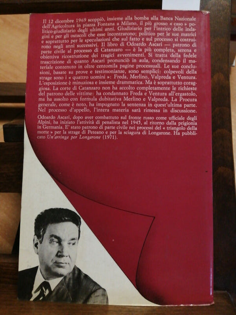 ACCUSA: REATO DI STRAGE - LA STORIA DI PIAZZA FONTANA 1979 ODOARDO ASCARI (