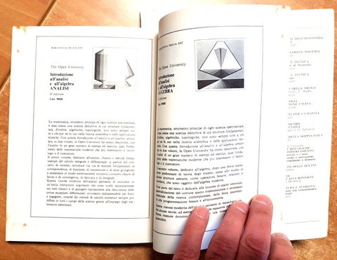 PROBABILITA' E STATISTICA - The Open University - casualit 1978 Mondadori