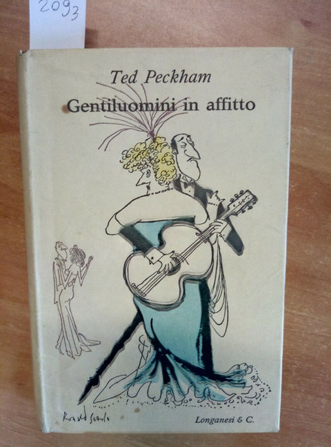 TED PECKHAM - GENTILUOMINI IN AFFITTO - 1957 - LONGANESI - romanzo - (2093