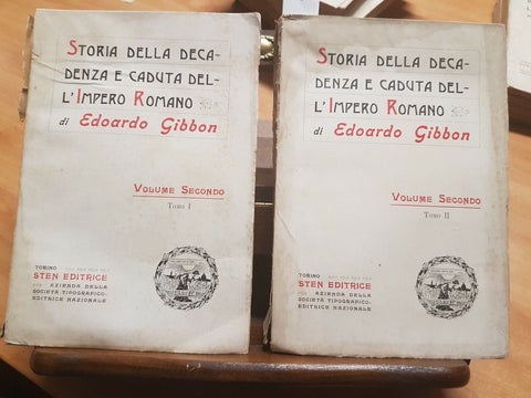 GIBBON - STORIA DELLA DECADENZA E CADUTA DELLO IMPERO ROMANO 2 STEN 1926 (3