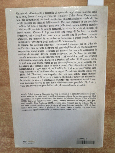 IL MISTERO DEI SOTTOMARINI ATOMICI - Angelo Solmi - 1981 - MONDADORI 1ed.(