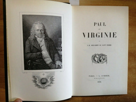 BERNARDIN DE SAINT-PIERRE - PAUL ET VIRGINIE CURMER 1838 ANASTATICA 1967 (4