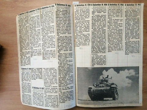 LOTTO 10 ALBUM RITAGLI DI GIORNALI ORIGINALI MUSSOLINI FASCISMO ANNI '30 '40