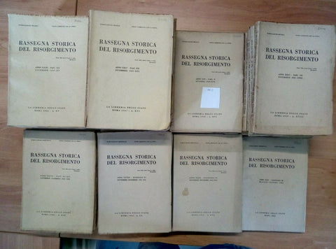 LOTTO 45 NUMERI RASSEGNA STORICA DEL RISORGIMENTO 1936/1942 SUPER AFFARE (1